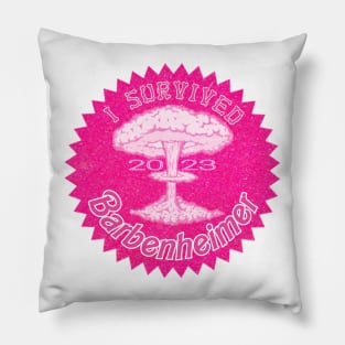 Survived barbenheimer 2023 Pillow