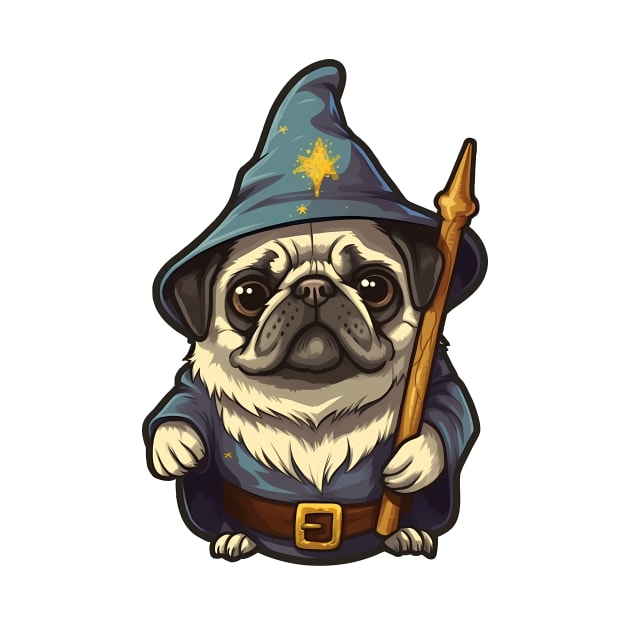 Pug says You Shall Not Pass by Brilliant Tee Shop