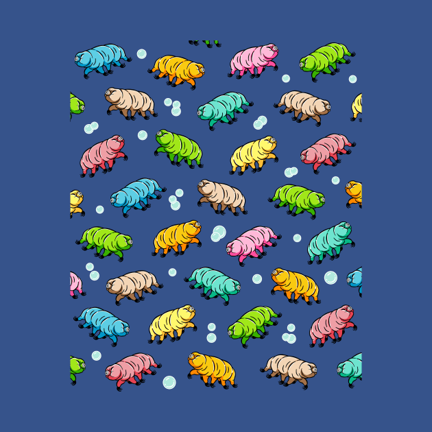 Colourful Tardigrade Pattern by sirwatson