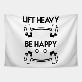 Lift heavy, be happy Tapestry