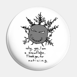 Snowflake Fiend Pin