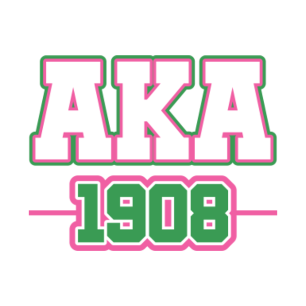 AKA 1908 - Alpha Kappa Alpha - Long Sleeve T-Shirt | TeePublic