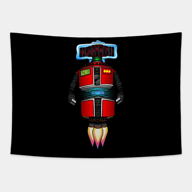 Danish Robot Tapestry by Space Dog Select