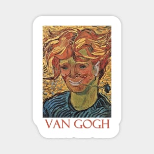 Young Man with Cornflower by Vincent van Gogh Magnet