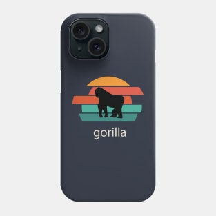 gorilla vintage Phone Case