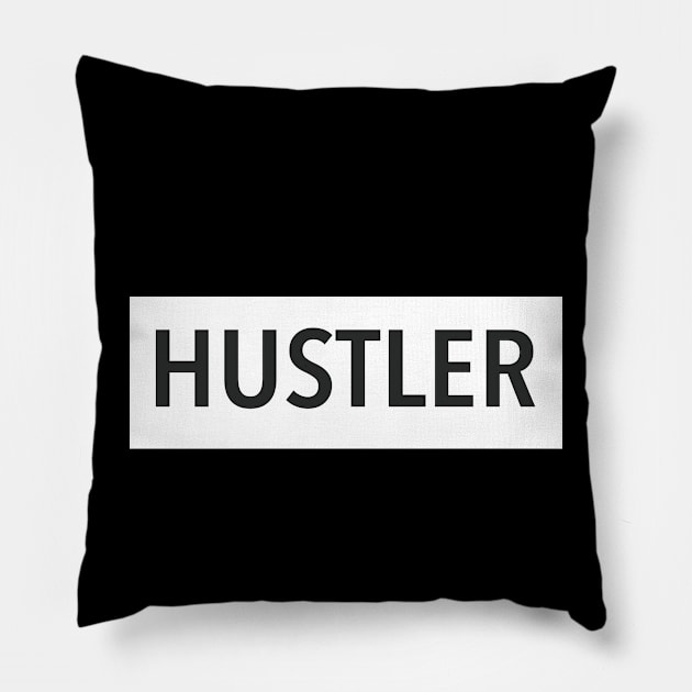 HUSTLER Pillow by ALAN VEL