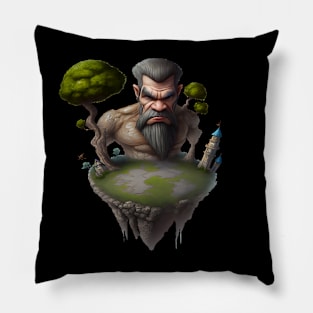 giant with tower-giant god-goblin god-scary giant, Pillow