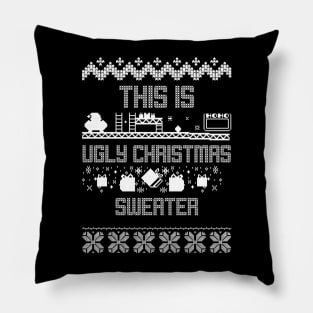 this is ugly christmas sweater Pillow