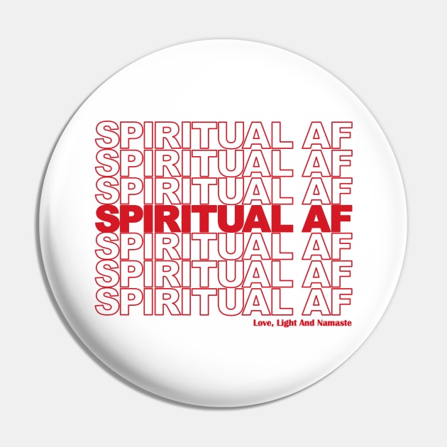 Spiritual AF Pin by Nirvanax Studio