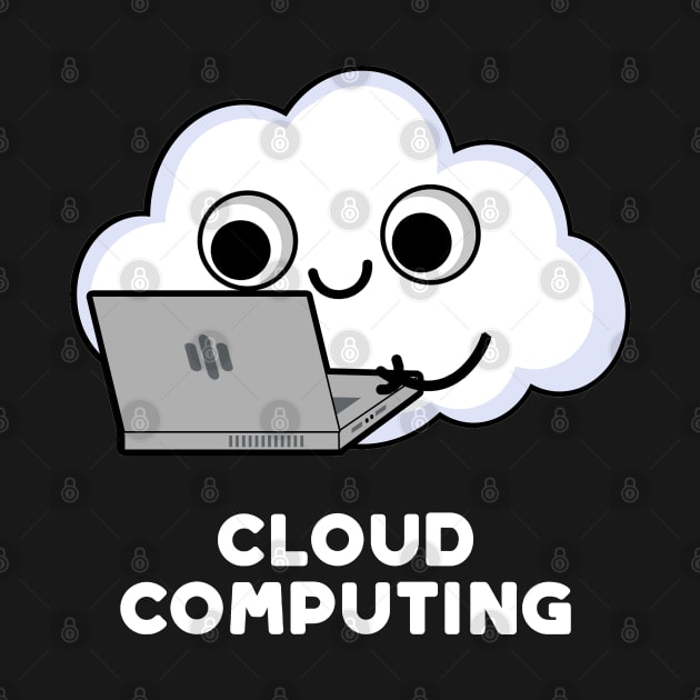 Cloud Computing Cute Computer Weather Pun by punnybone