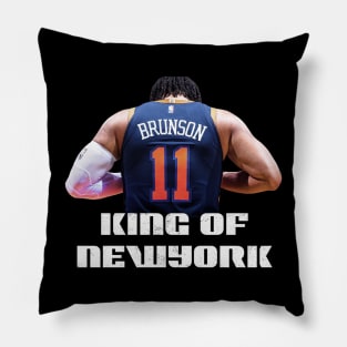 King Of New York - Jalen Brunson Pillow