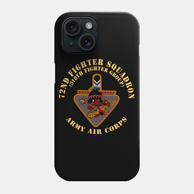 72nd Fighter Squadron - 318th Fighter Group - Army Air Corps X 300 Phone Case by twix123844