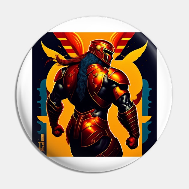 Spartan Strong Superhero Pin by Zachariya420