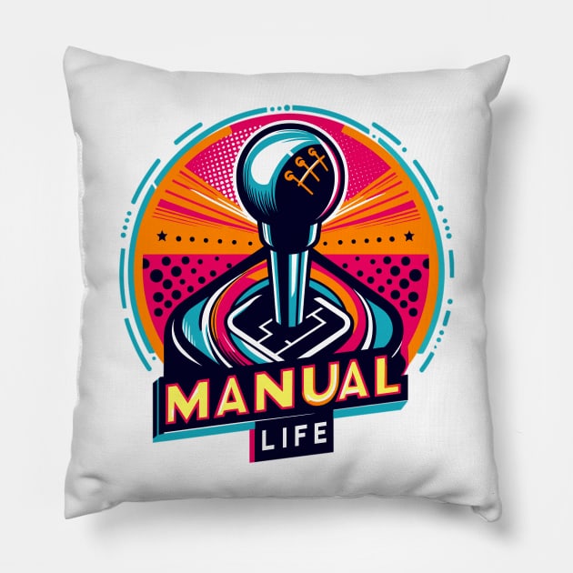 Manual Gear Shift Pillow by Vehicles-Art