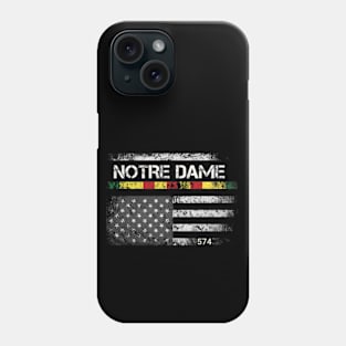 Notre Dame Indiana Retro Phone Case