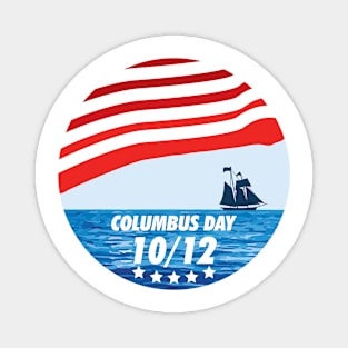 The Expedition to the End of the World - Happy Columbus Day Magnet