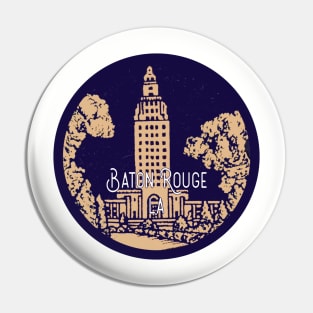 Baton Rouge Vintage Decal Pin