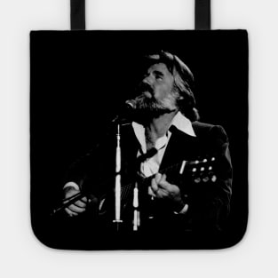 The Gambler's Spirit Embrace the Timeless Music of Kenny Rogers with a Stylish T-Shirt Tote