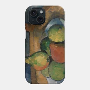 Plate of Fruit on a Chair by Paul Cezanne Phone Case