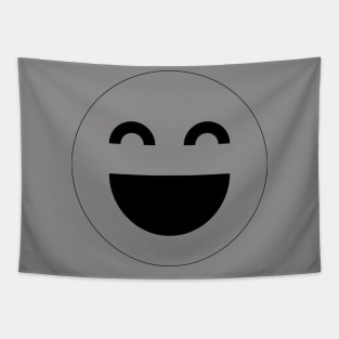 Laugh emoticon Vector. Tapestry