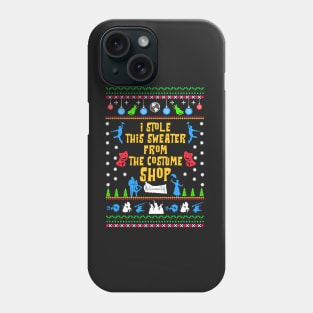 Broadway Ugly Christmas Sweatshirt Phone Case