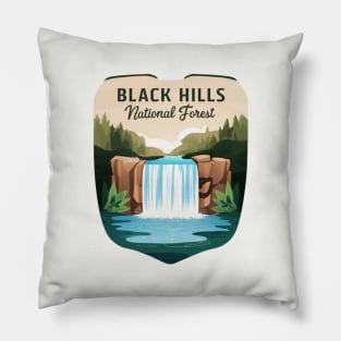 Black Hills National Forest Landscape Pillow