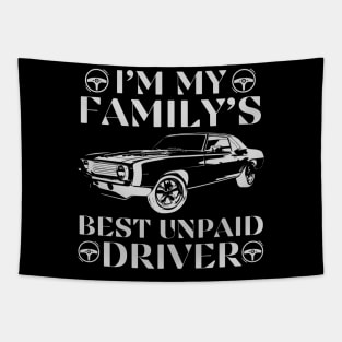 Family's Unpaid Driver Tapestry