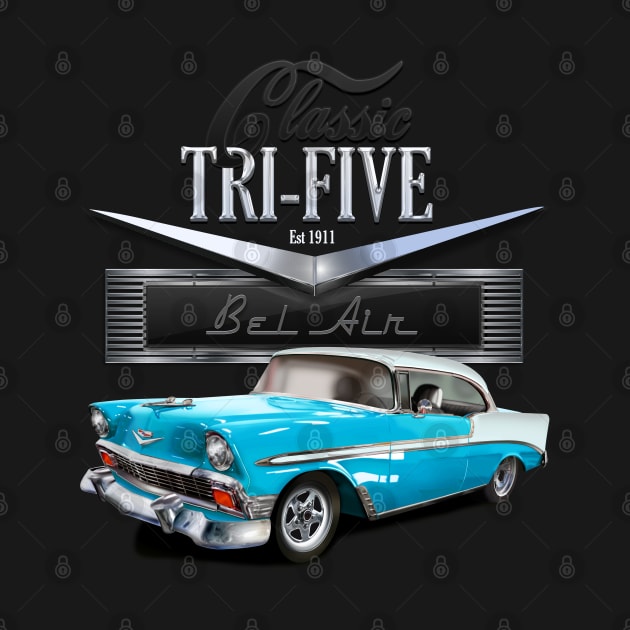 56 Chevy Classic by hardtbonez