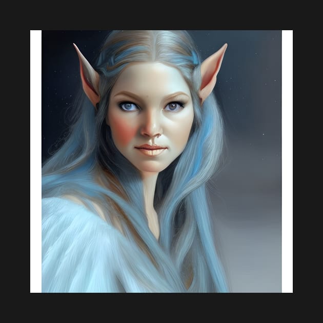 Portrait of an Elven Ice Princess by Colin-Bentham