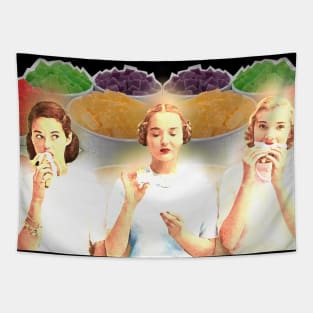 three girls who eat everything Tapestry