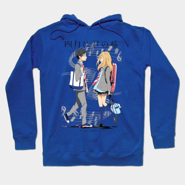 your lie in april hoodie