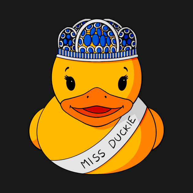 Beauty Pageant Winner Rubber Duck by Alisha Ober Designs