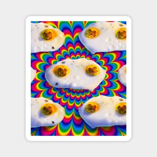 Trippy Pug Egg Magnet