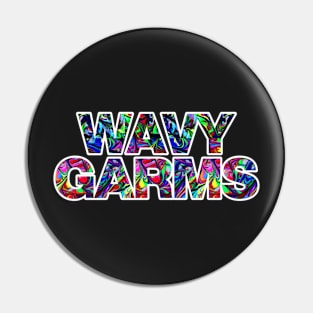 Wavy garms trippy design Pin