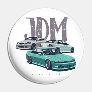 JDM Icons Pin