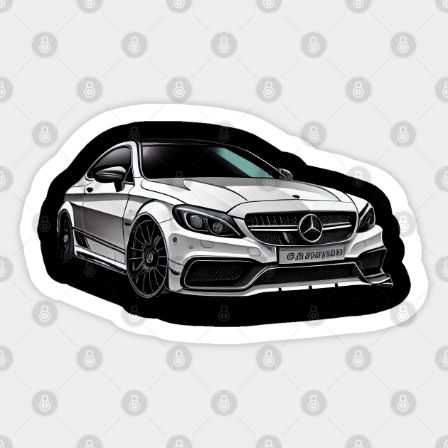Dankbaar Perceptie Kan worden berekend Mercedes-AMG C63 S - Mercedes Amg - Sticker | TeePublic