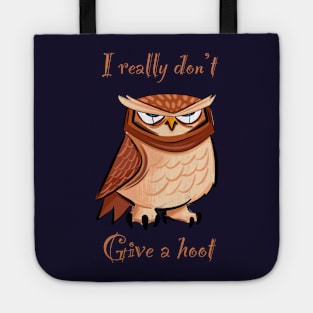 I really don’t give a hoot owl Tote