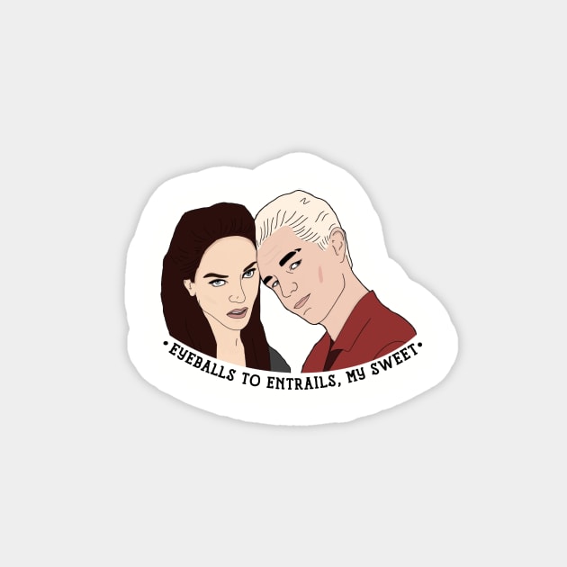 Spike & Dru BTVS Magnet by likeapeach