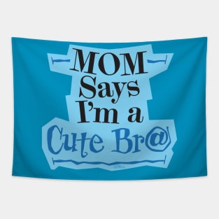 Cute Brat Blue Tapestry