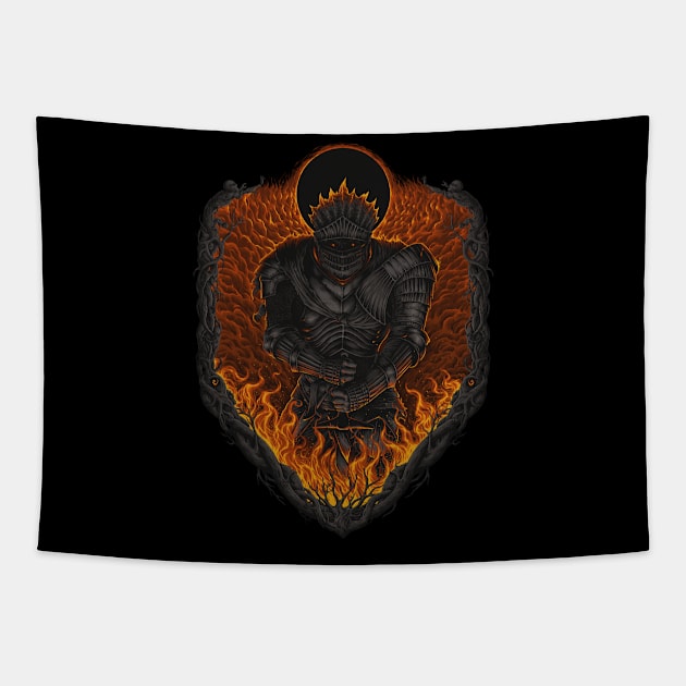 Dark Souls - SOUL OF CINDER Tapestry by d.legoshin.art
