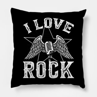 I love rock Pillow