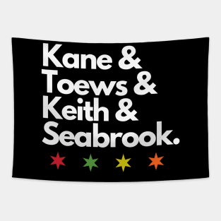 Kane & Toews & Keith & Seabrook Tapestry