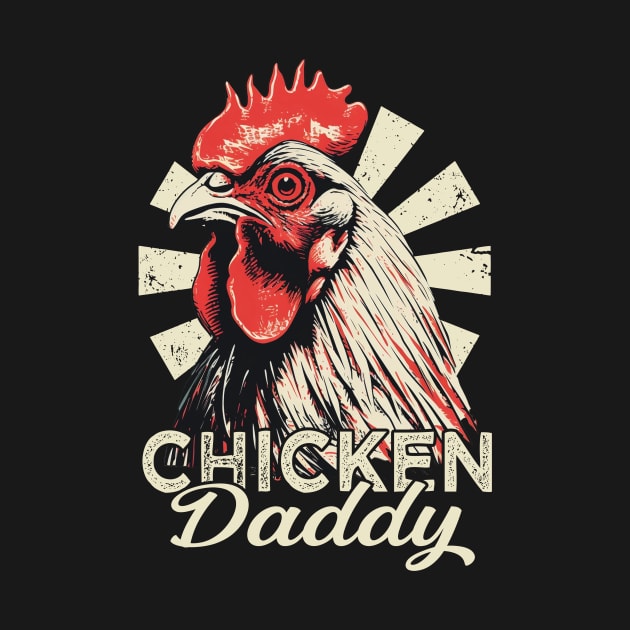 Eggcellent Elegance Chicken Daddy, Urban Poultry Couture Tee Delight by Kleurplaten kind