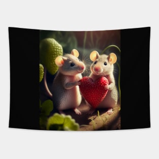 A Couple of Love Mices 4 Tapestry