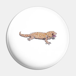 Drawing - Tokay gecko Pin