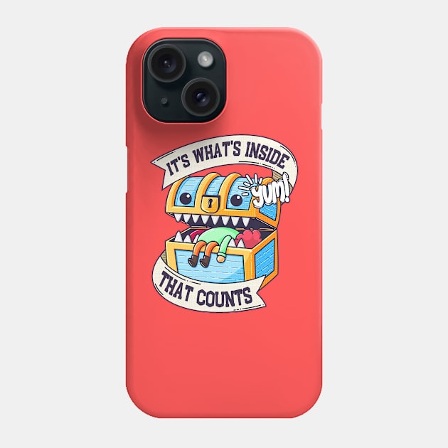 It's What's inside that counts Phone Case by GiveMeThatPencil