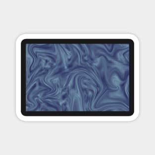 Abstract Swirling Marble Pattern Magnet