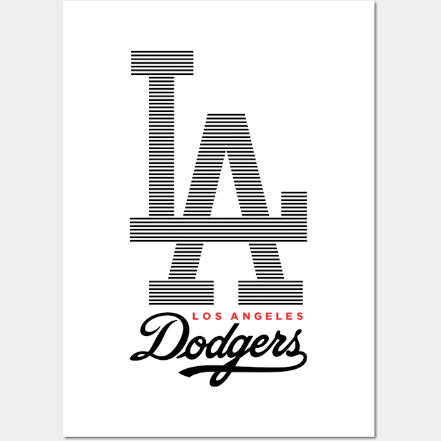 Los Angeles Dodgers Cotton Logo T-Shirt - Burned Sports