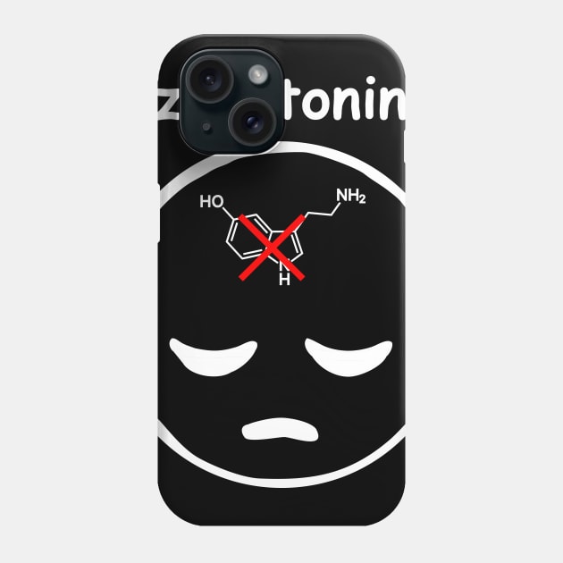 zerotonin, white Phone Case by RosArt100