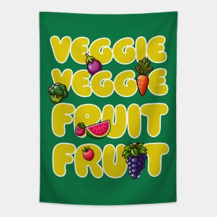 Veggie Veggie Fruit Fruit V2 Tapestry